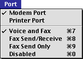 [Telephony PortMenu]